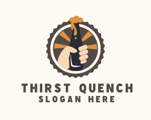 Beer Drink Bottle logo