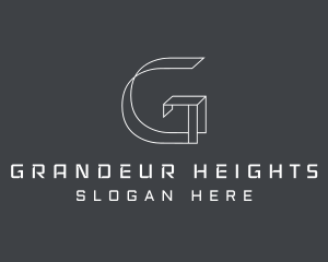 Geometric Builder Architect logo design