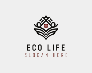 Eco Roofing Property logo design