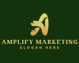 Advertising Startup Brand Letter A logo