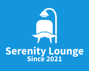 Moustache Chair Furniture logo design