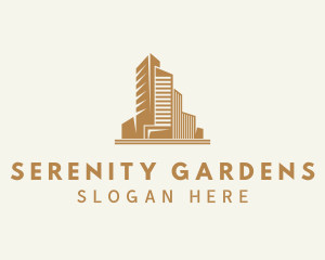 Building Apartment Property logo design