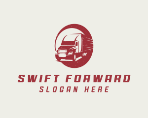 Truck Cargo Forwarding logo design