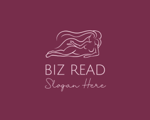 Nude Woman Hair logo design