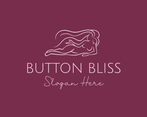 Nude Woman Hair logo design