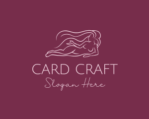 Nude Woman Hair logo design