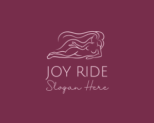 Nude Woman Hair logo design