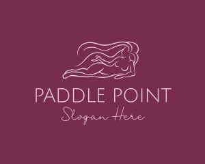 Nude Woman Hair logo design