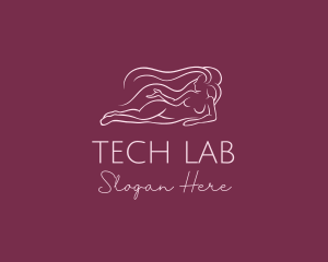 Nude Woman Hair logo design