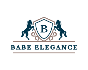 Horse Stallion Equestrian logo design