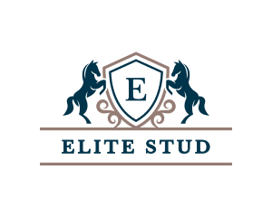 Horse Stallion Equestrian logo design