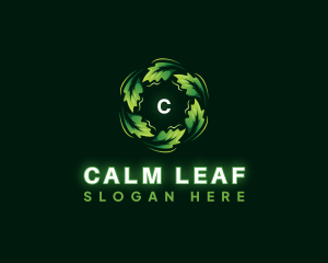 Leaf Eco Decoration logo design