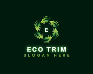 Leaf Eco Decoration logo design