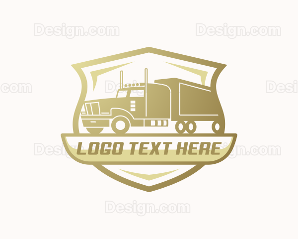 Freight Delivery Truck Logo