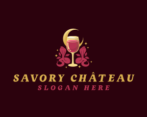 Luxury Snake Wine logo design