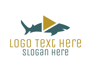 Animation - Shark Fish Play logo design