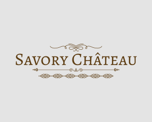 Ornate Elegant Restaurant logo design