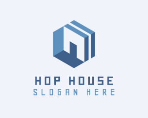 Blue Door Housing logo design