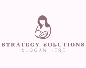 Breastfeeding Maternity logo design