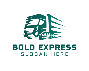 Logistics Truck Express logo design