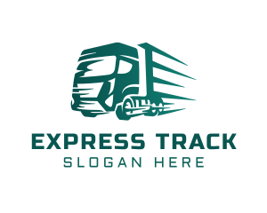 Logistics Truck Express logo design