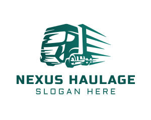 Logistics Truck Express logo design