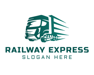 Logistics Truck Express logo design