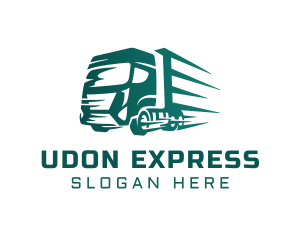 Logistics Truck Express logo design