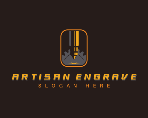 Industrial Laser Machine  logo design