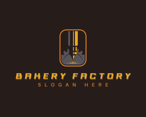 Industrial Laser Machine  logo design