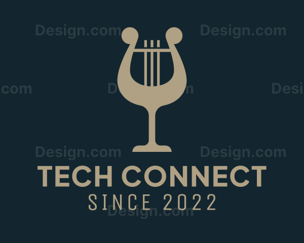 Wine Harp Music Logo