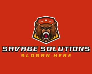 Fierce Bear Gaming logo design