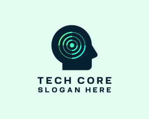 Artificial Intelligence Tech logo design