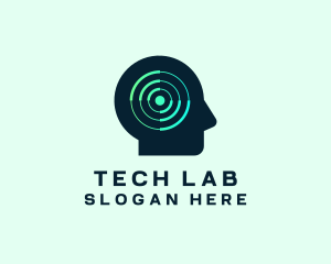 Artificial Intelligence Tech logo design