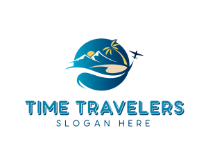 Mountain Beach Travel logo design