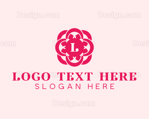 Feminine Floral Boutique Logo