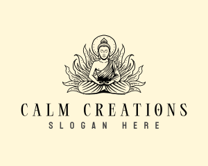 Wellness Calm Buddha logo