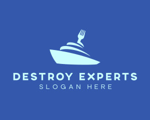 Cruise Ship Meal logo design