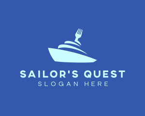 Cruise Ship Meal logo design