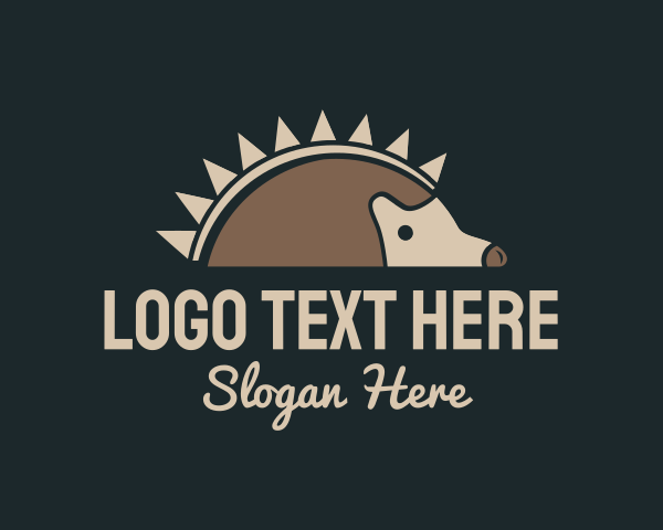 Hedgehog logo example 2