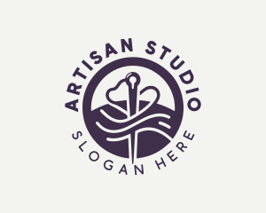 Stitching Needle Thread logo design