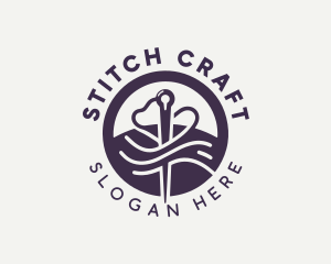 Stitching Needle Thread logo design