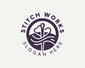 Stitching Needle Thread logo design