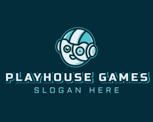 Robot Cyborg Gaming logo design