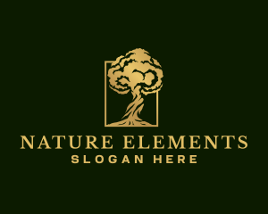 Premium Nature Tree  logo design