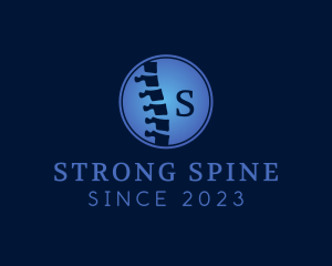 Spine Chiropractor Medical logo design