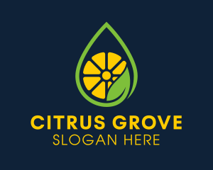 Citrus Oil Droplet  logo