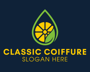 Citrus Oil Droplet  logo design