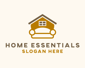 Home Furniture Couch  logo design