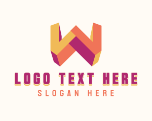 Creative Studio Letter W logo